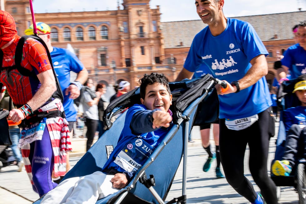 siete jovenes con ataxia telangiectasia correrán el zúrich maratón de sevilla