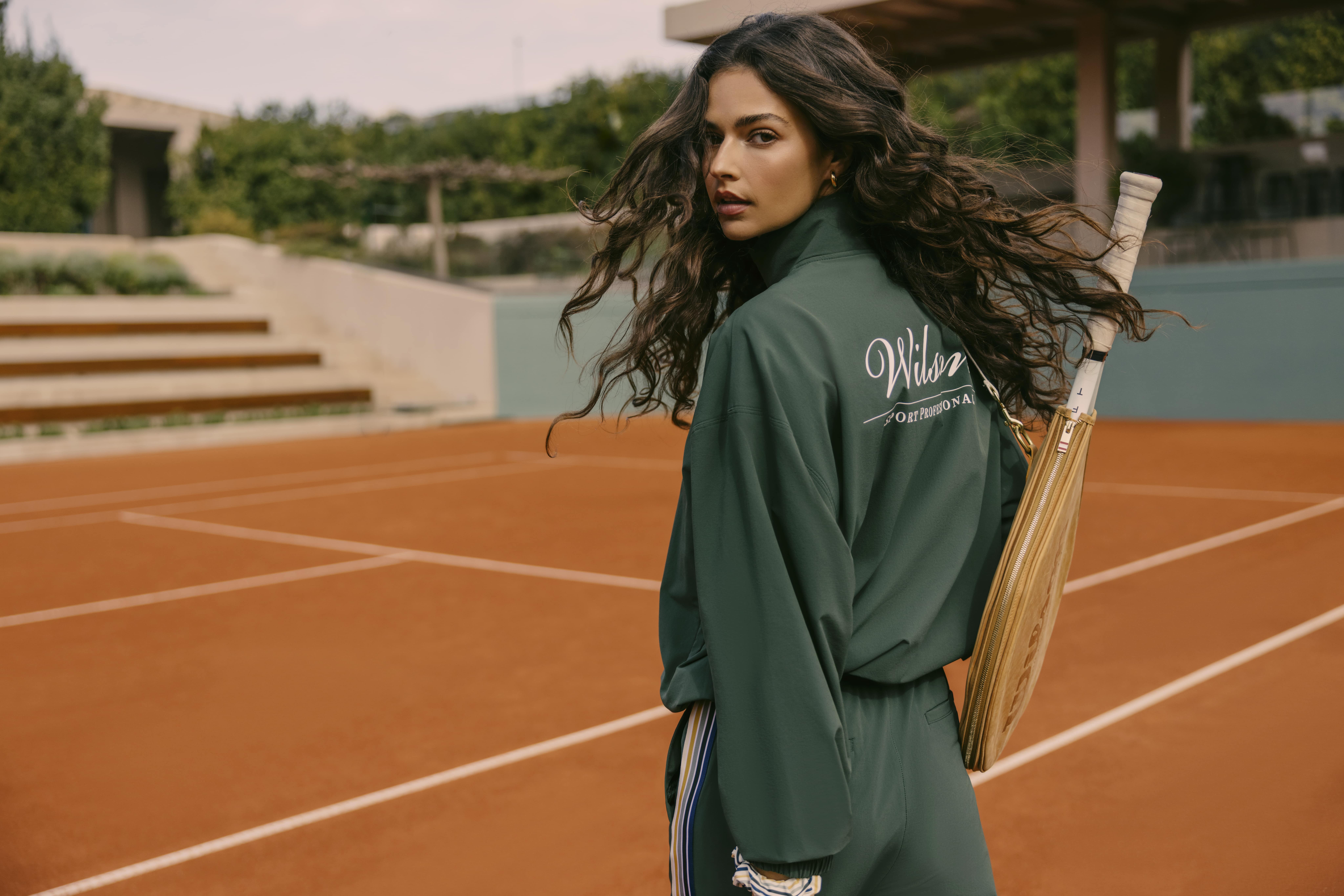 The brand's new clay court-inspired apparel is designed with Roland-Garros in mind.