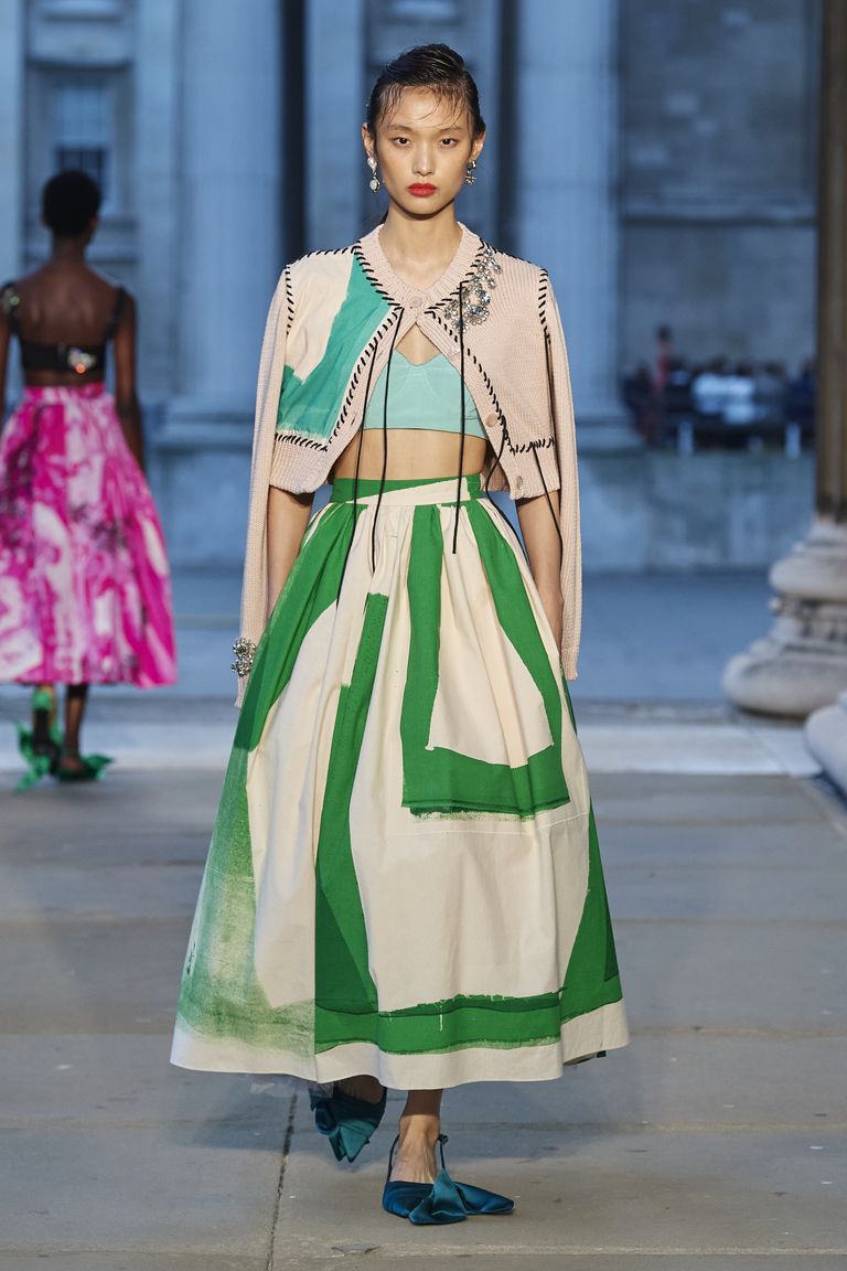 At London Fashion Week Spring 2024, the Romance Is Delightfully Deranged