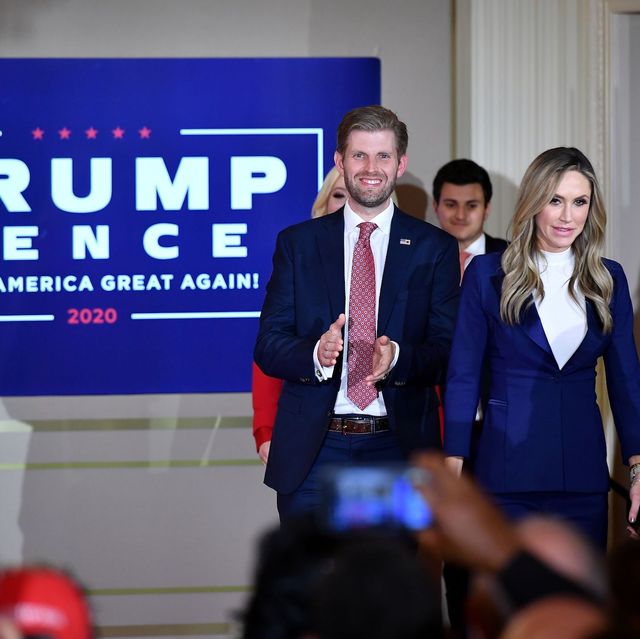 daughter and senior advisor to the us president ivanka trump r, campaign adviser to the us president and eric trump's wife lara trump, and son of the us president eric trump arrive to hear the president speak during election night in the east room of the white house in washington, dc, early on november 4, 2020 photo by mandel ngan  afp photo by mandel nganafp via getty images