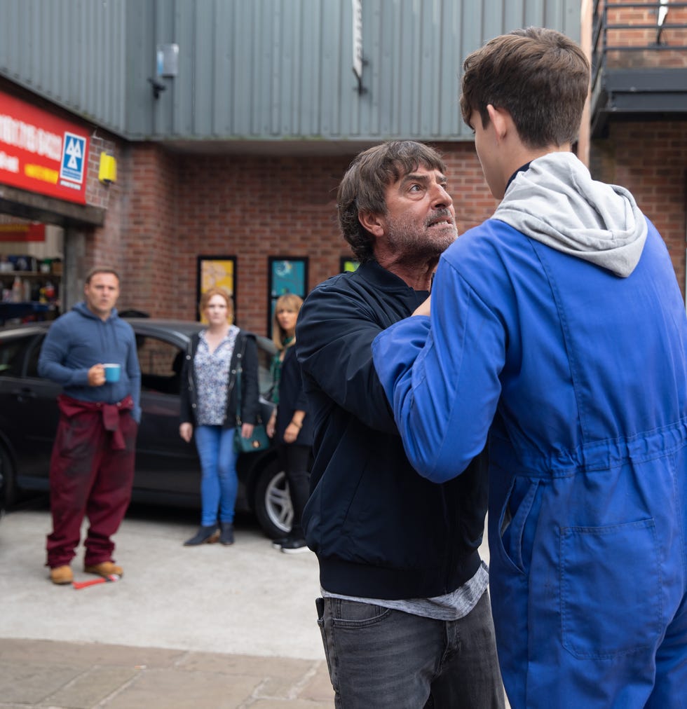 eric sandord, aaron, coronation street