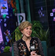 Celebrities Visit Build - January 8, 2020 new york, new york january 08 erin napier attends build series to discuss the new season of home town at build studio on january 08, 2020 in new york city photo by manny carabelgetty images