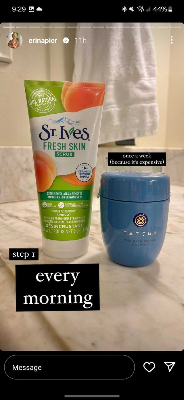 erin napier's skincare