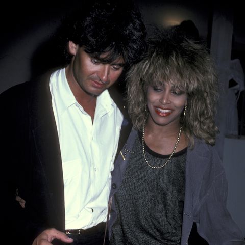 tina turner at spago's restaurant in hollywood, california   august 13, 1985
