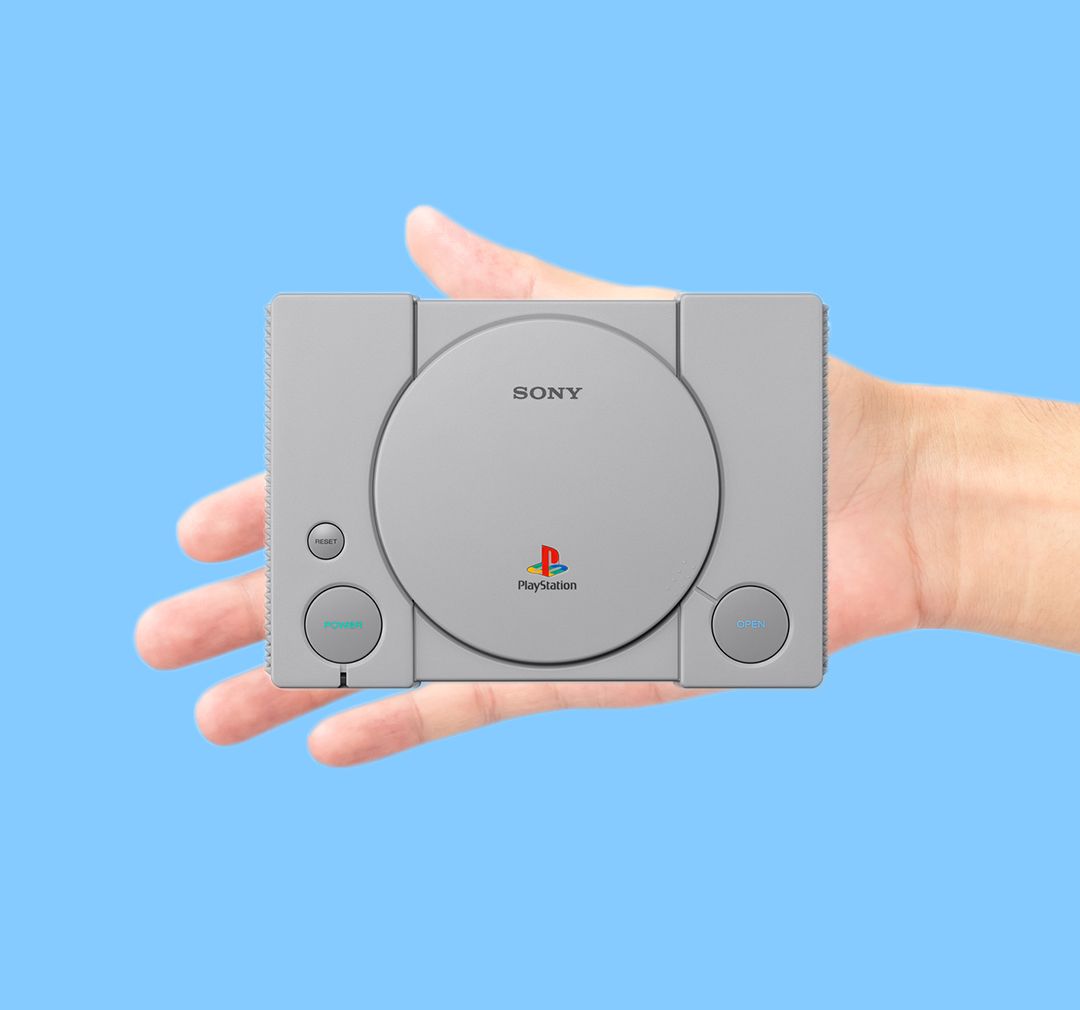 bed Mount Bank purely Sony Unveils the PlayStation Classic, a Tiny Version of the PlayStation One  with Retro Video Games