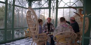 escape to the chateau, series 9, episode 7 dick and angel strawbridge's winter garden conservatory