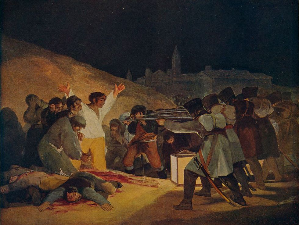 'escenas del 3 de mayo de 1808', may 3, 1808 in madrid, 1814, c1934