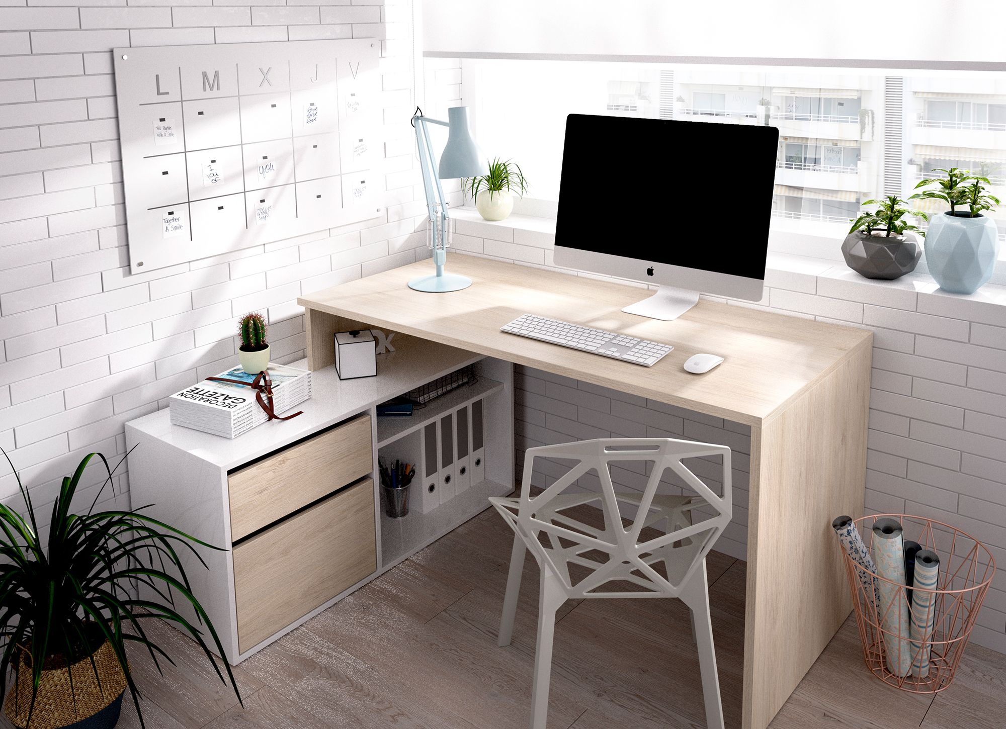 Melancólico Irónico Cambio 20 escritorios funcionales para montar una zona de trabajo