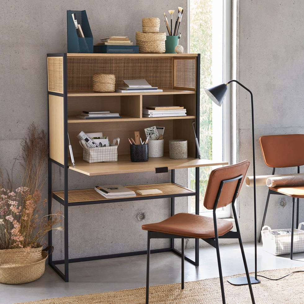 escritorio de estilo industrial