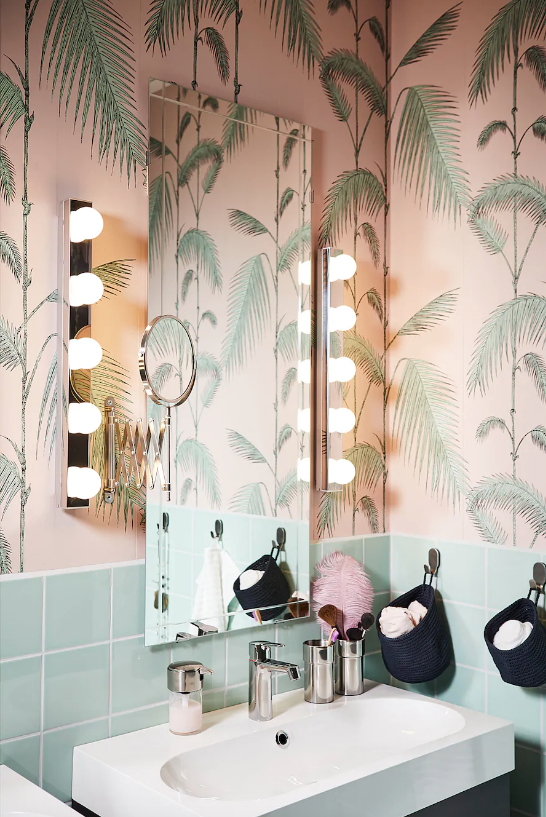 10 ideas para los apliques de los espejos del baño