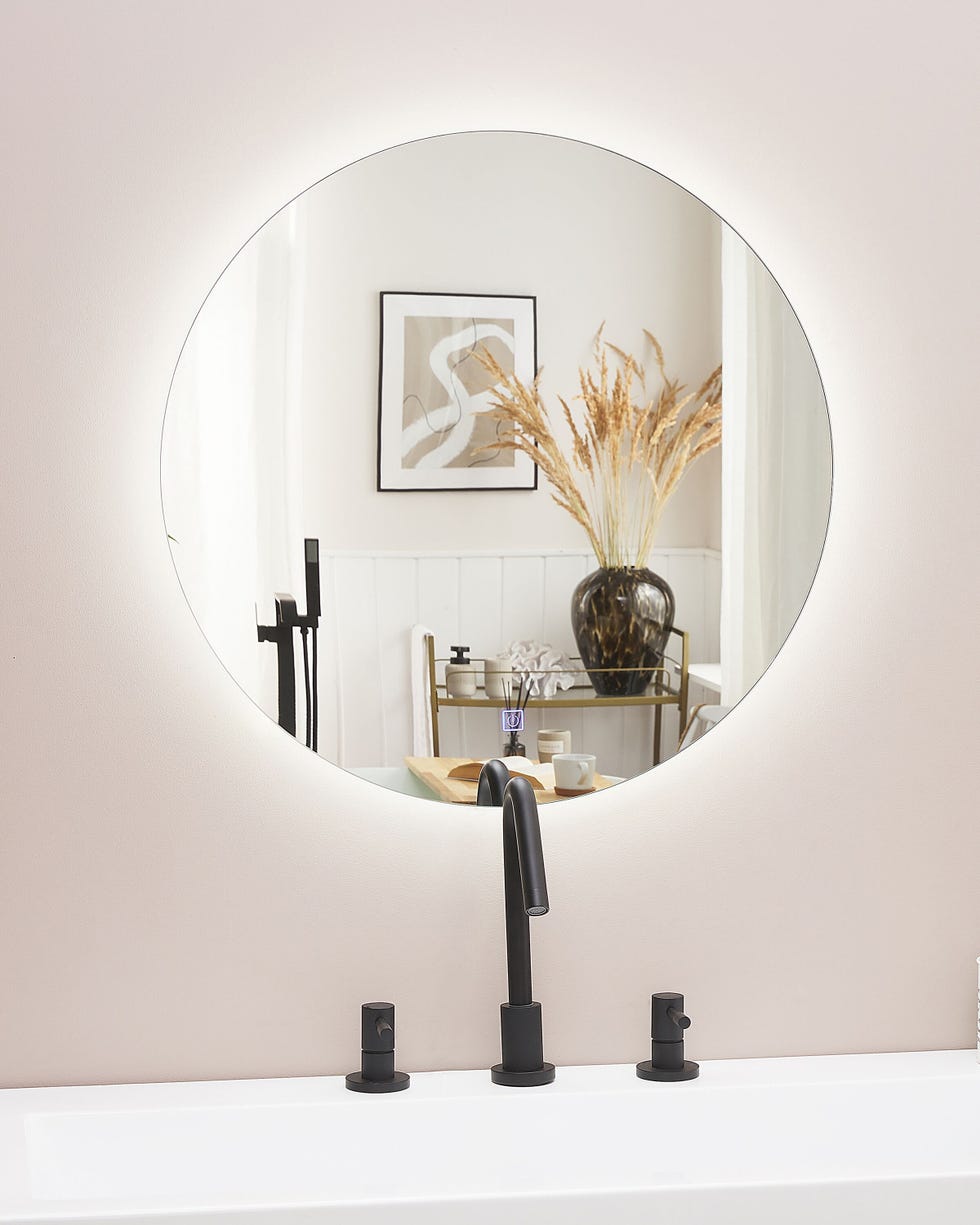 aplique baño led pvc cromo 7w