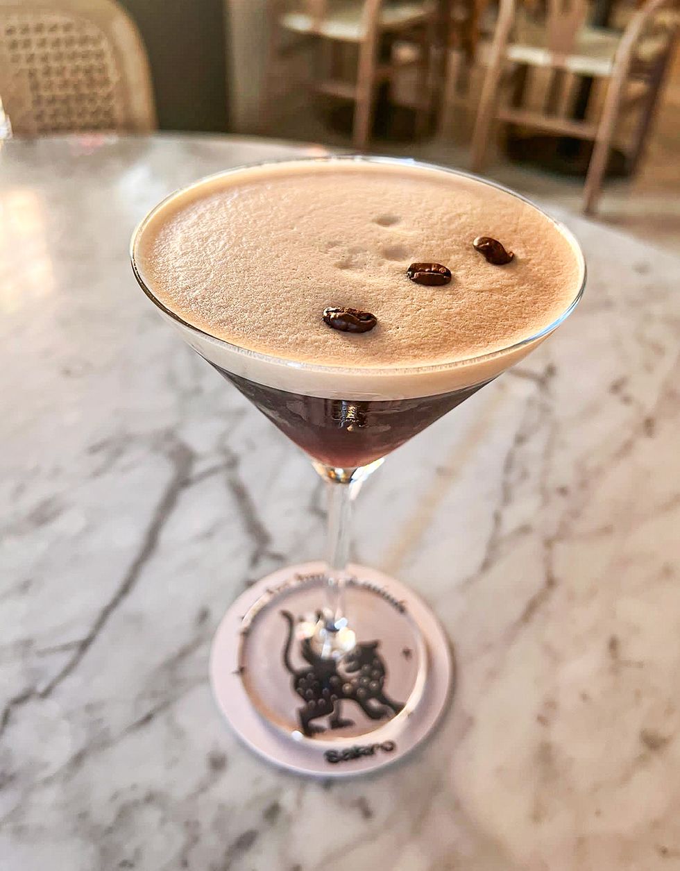 espresso martini, de bar sakro de madrid