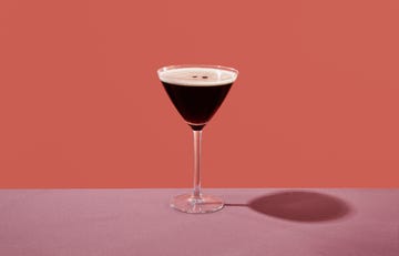 espresso martini in a cocktail glass