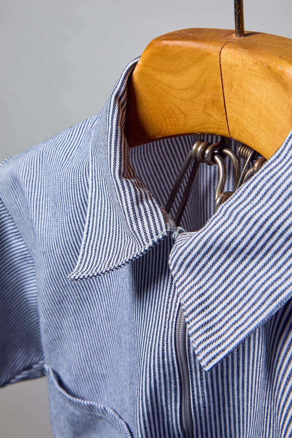 camisa de trabalho ben davis com zíper 1/2