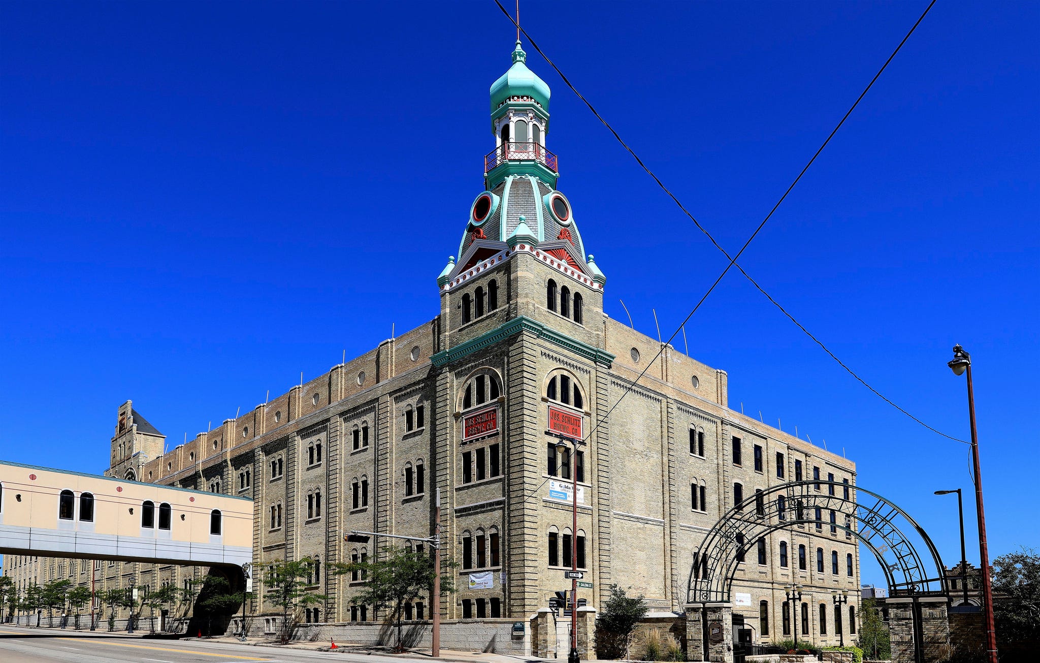 Milwaukee, 15 de setembro: Edifício Schlitz no Parque Schlitz em Milwaukee, Wisconsin, em 15 de setembro de 2018. (Foto de Raymond Boyd/Getty Images)