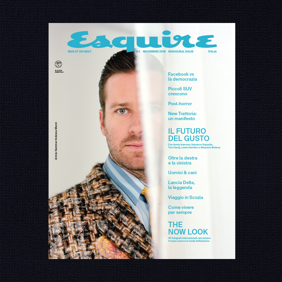 Armie Hammer - Esquire Italia: in edicola il nuovo maschile di Hearst