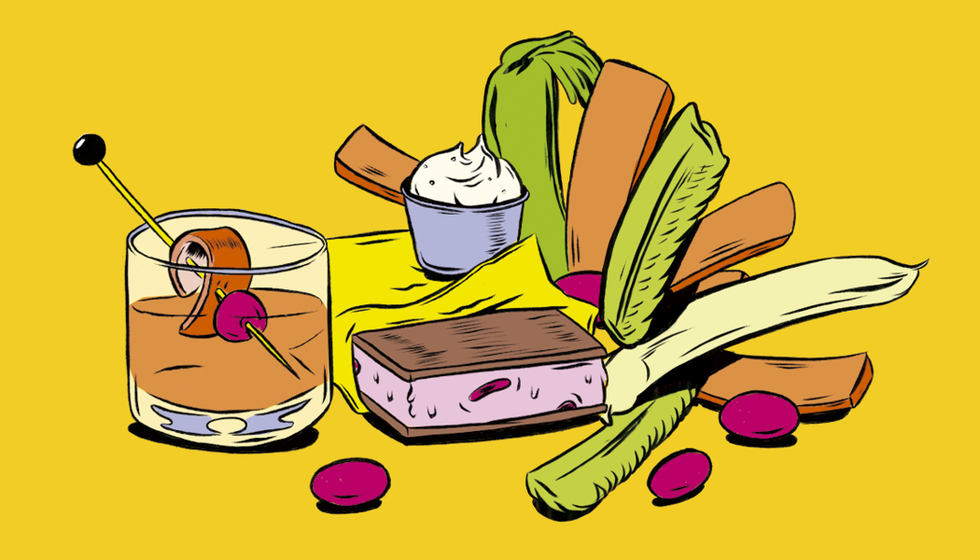Cartoon, Clip art, Junk food, Food, Food group, Fast food, Illustration, Graphics, Cuisine, Plant, 