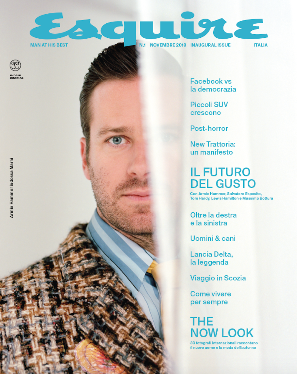 Armie Hammer - Esquire Italia: in edicola il nuovo maschile di Hearst