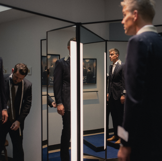 ed caesar gets a made to measure suit from paul smith