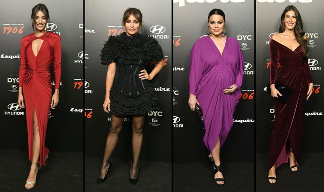 ana guerra, mónica cruz, marisa jara y lidia torrent en la gala hombre del año de esquire