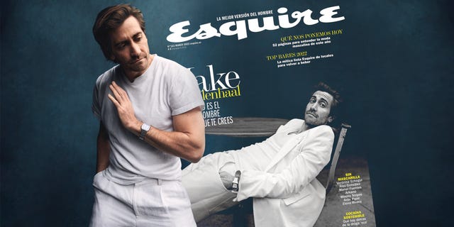 el actor jake gyllenhall, portada del número de marzo de 2022 de la revista esquire