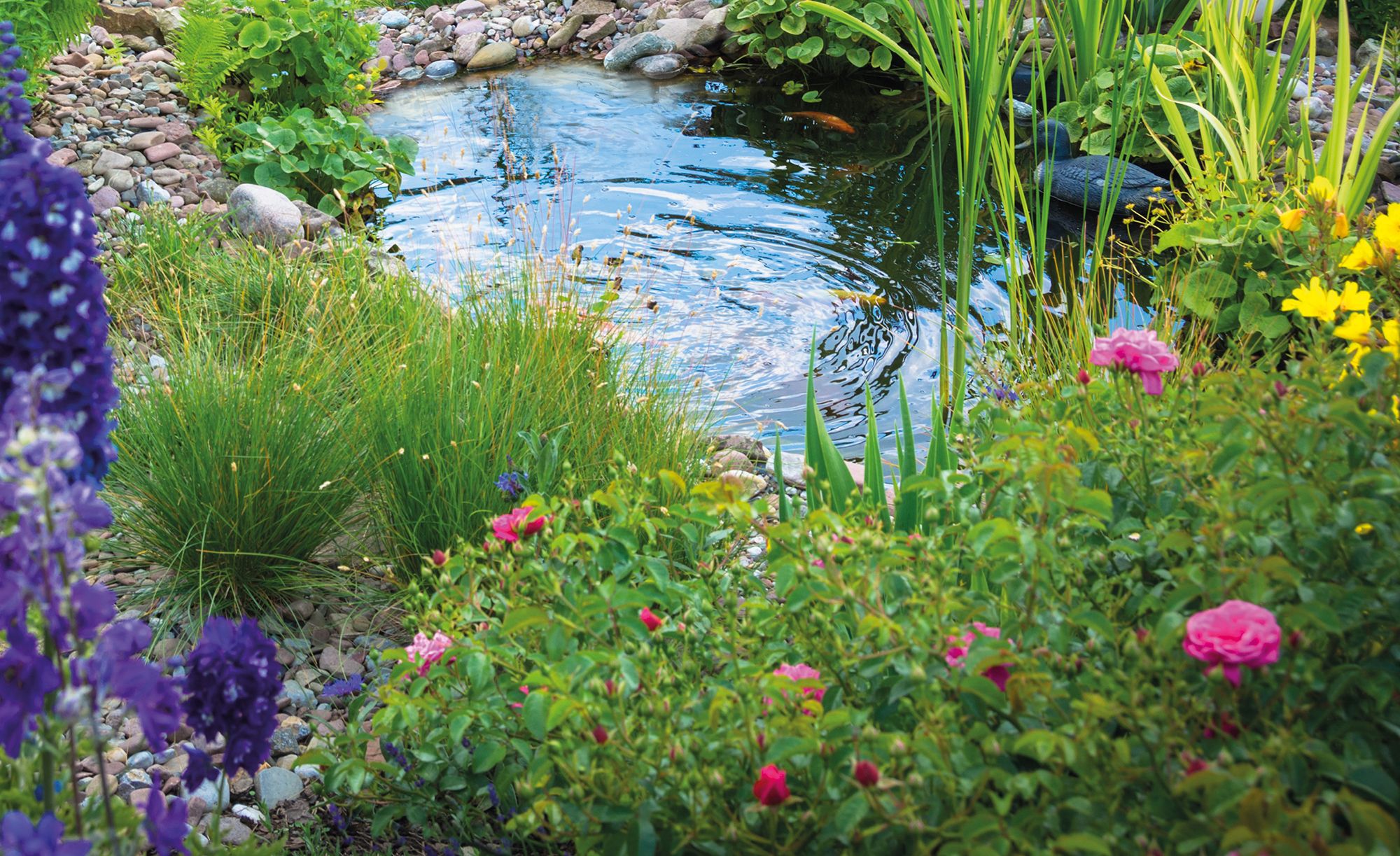 Así creamos un estanque en el jardín en 9 pasos muy sencillos