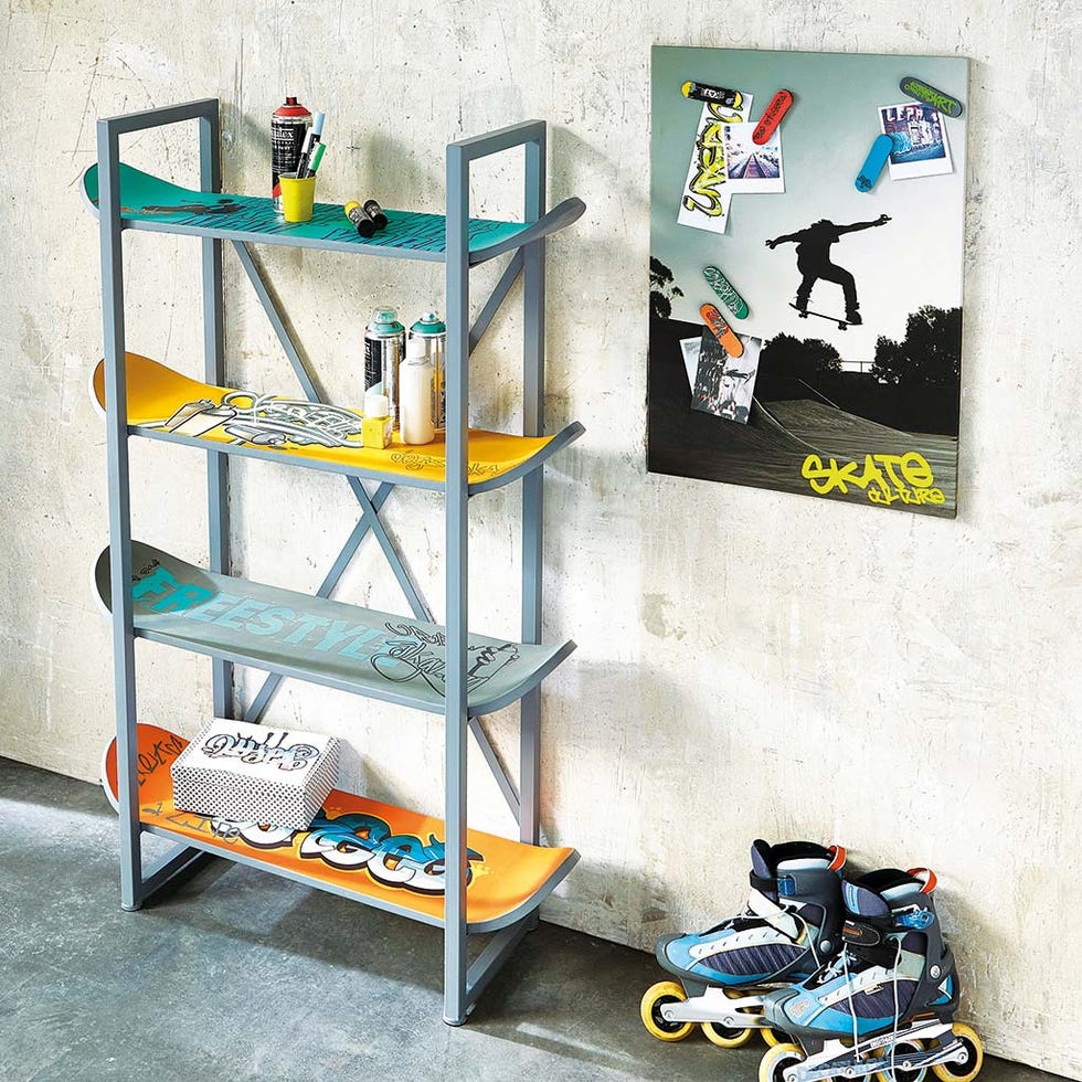 Shelf, Shelving, Furniture, Wall, Iron, Ladder, 