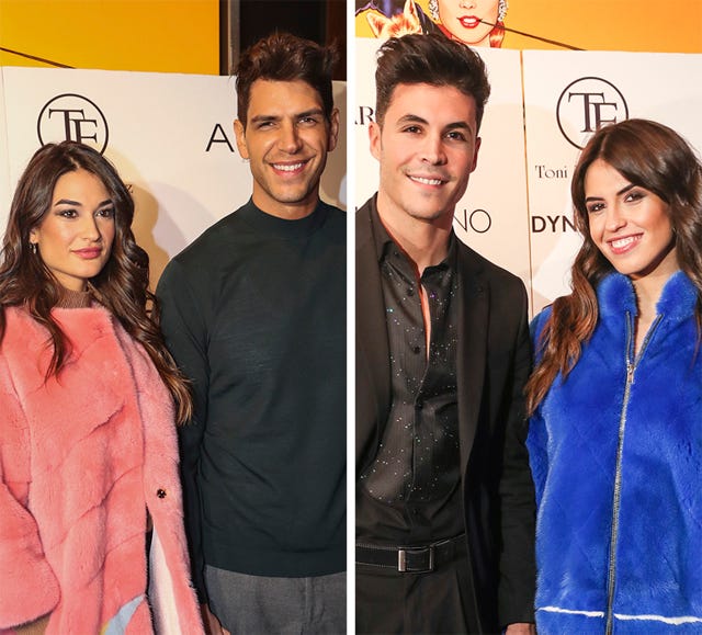 Estela Grande, Diego Matamoros, Kiko Jiménez y Sofía Suescun en el desfile de Toni Fernández
