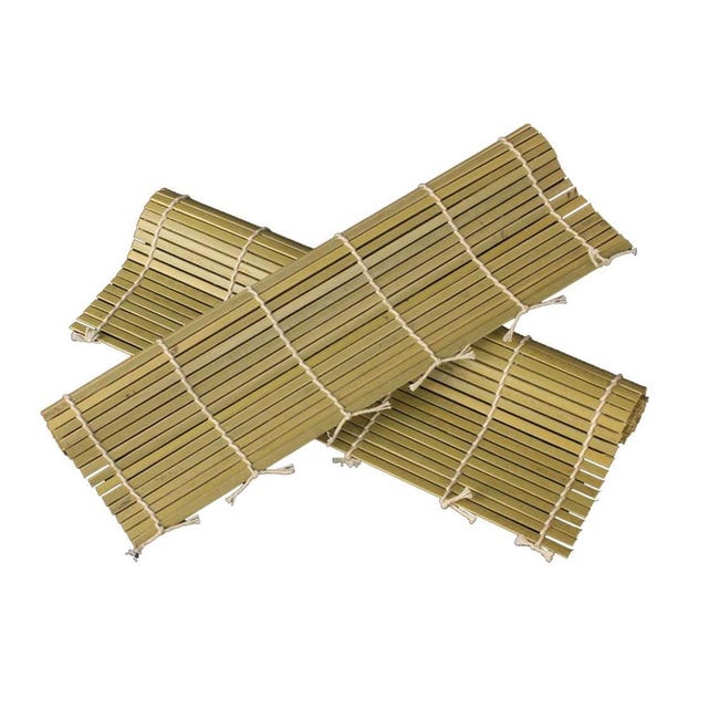 Esterilla de bambú para Preparar Sushi japonés esterilla de bambú para preparar sushi japonés
