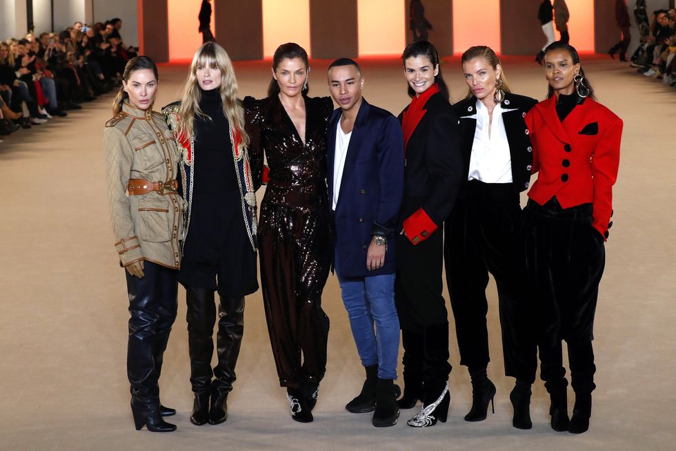 Balmain: Runway - Paris Fashion Week Womenswear Fall/Winter 2020/2021