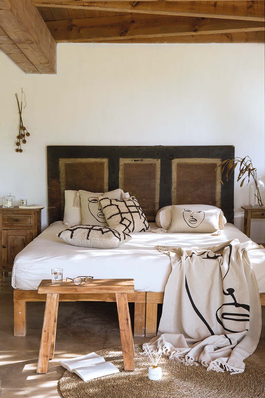 Madera en el dormitorio