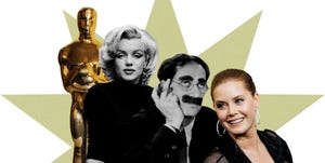 marilyn monroe, groucho marx y amy adams, tres estrellas sin oscar