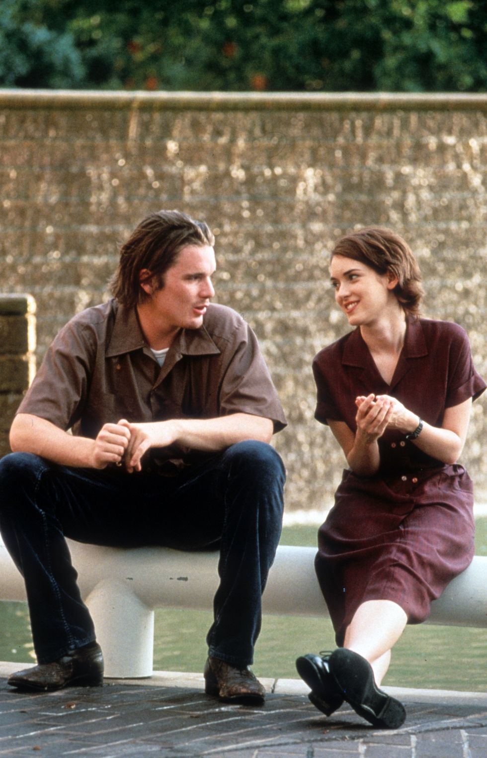 ethan hawke and winona ryder in reality bites