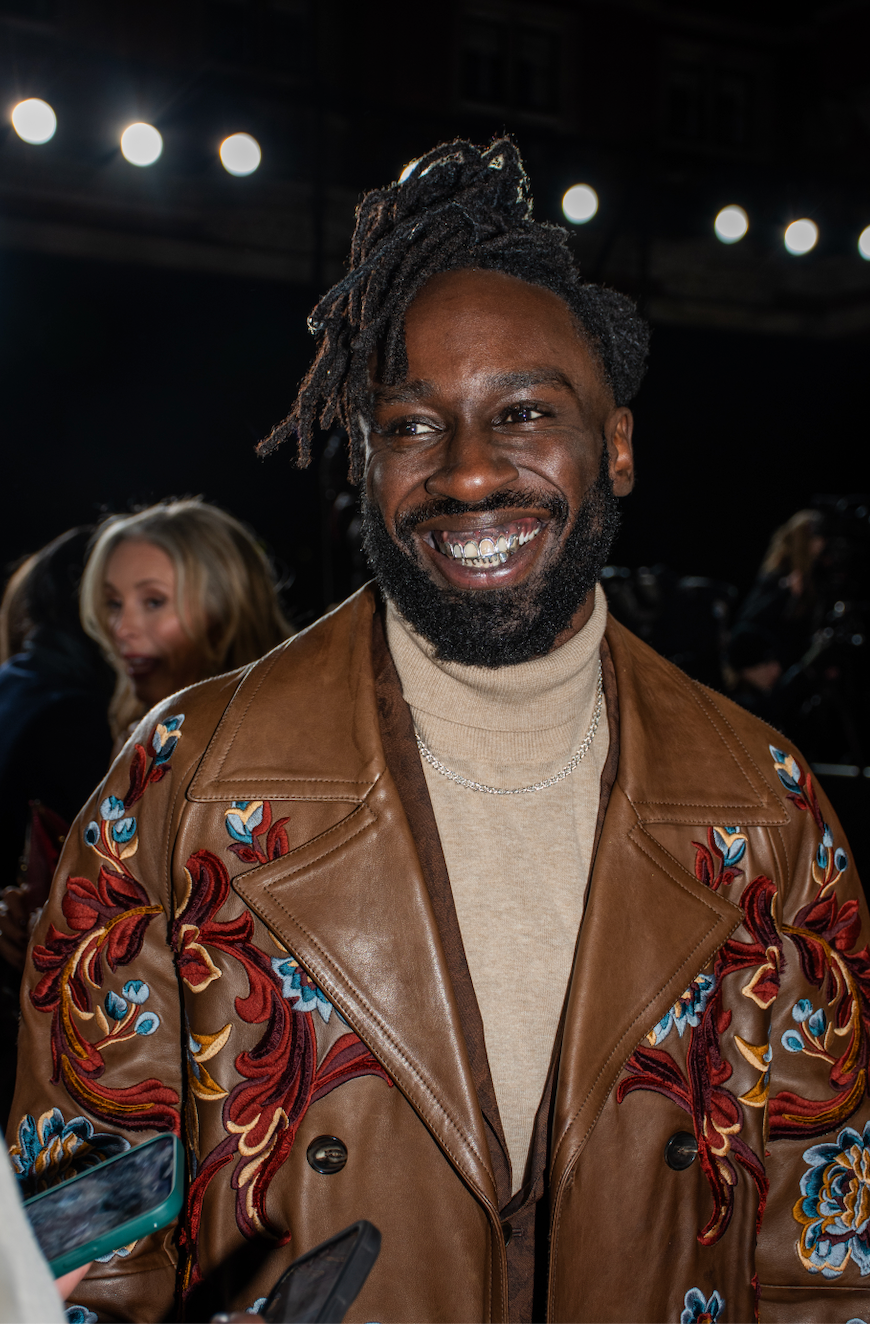 kojey radical at the fashion awards