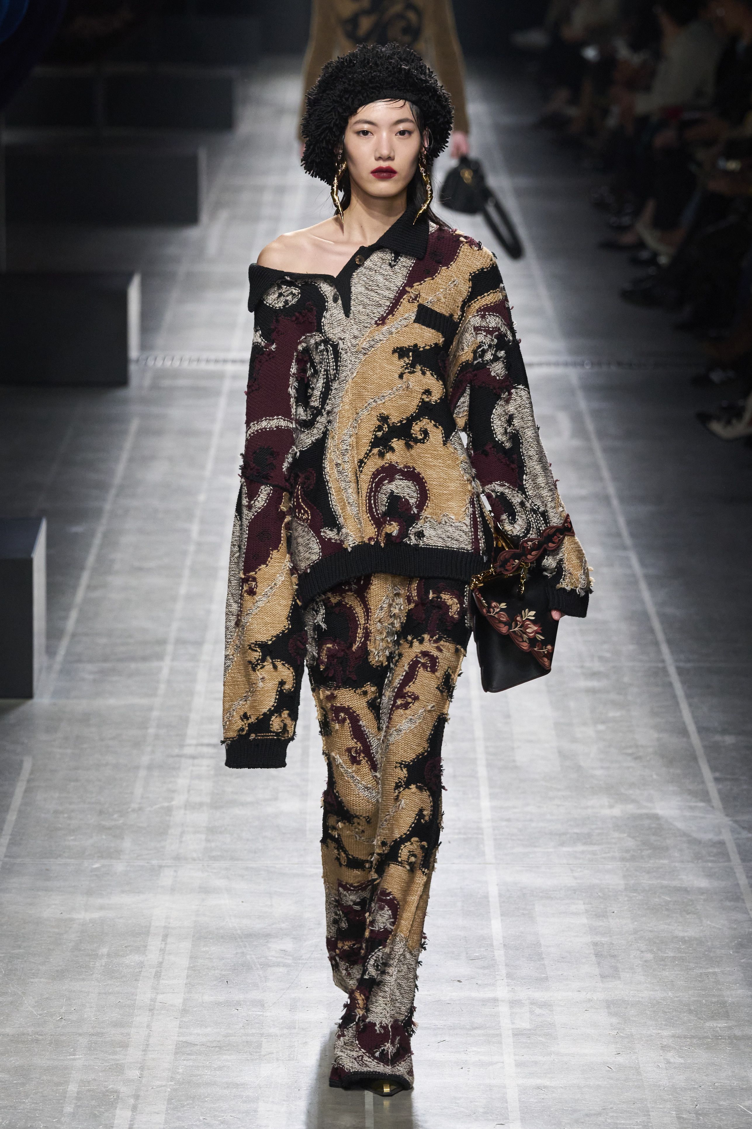 ご専用です☆新品 ETRO エトロ 秋冬 ゆったり シルク 美人 ドレス