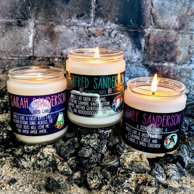 Etsy "Hocus Pocus" Candles Inspired After the Sanderson Sisters