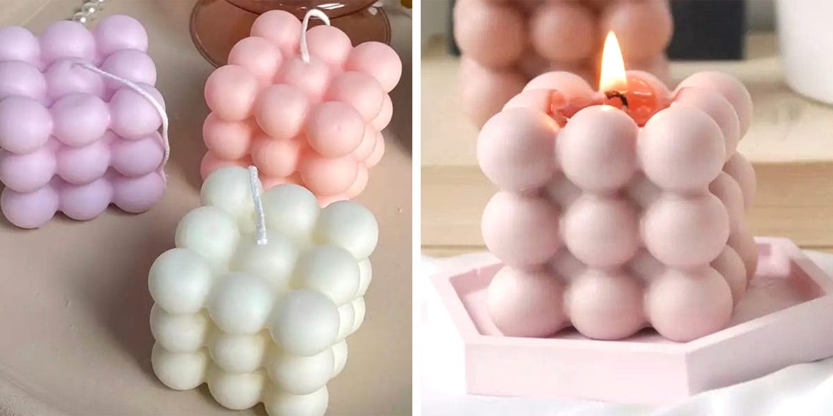 These Bubble Cube Candles Are Unlike Any Other You Already Have in Your Home