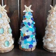 seashelll christmas trees