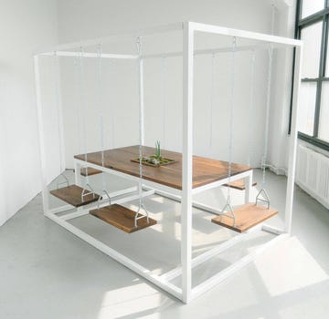 six-seat swing table from etsy
