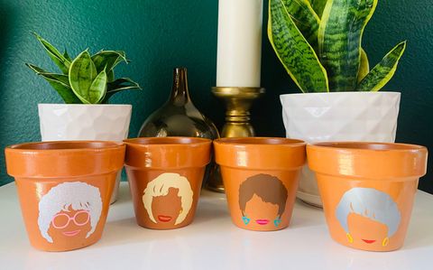 etsy 'the golden girls' planter pots