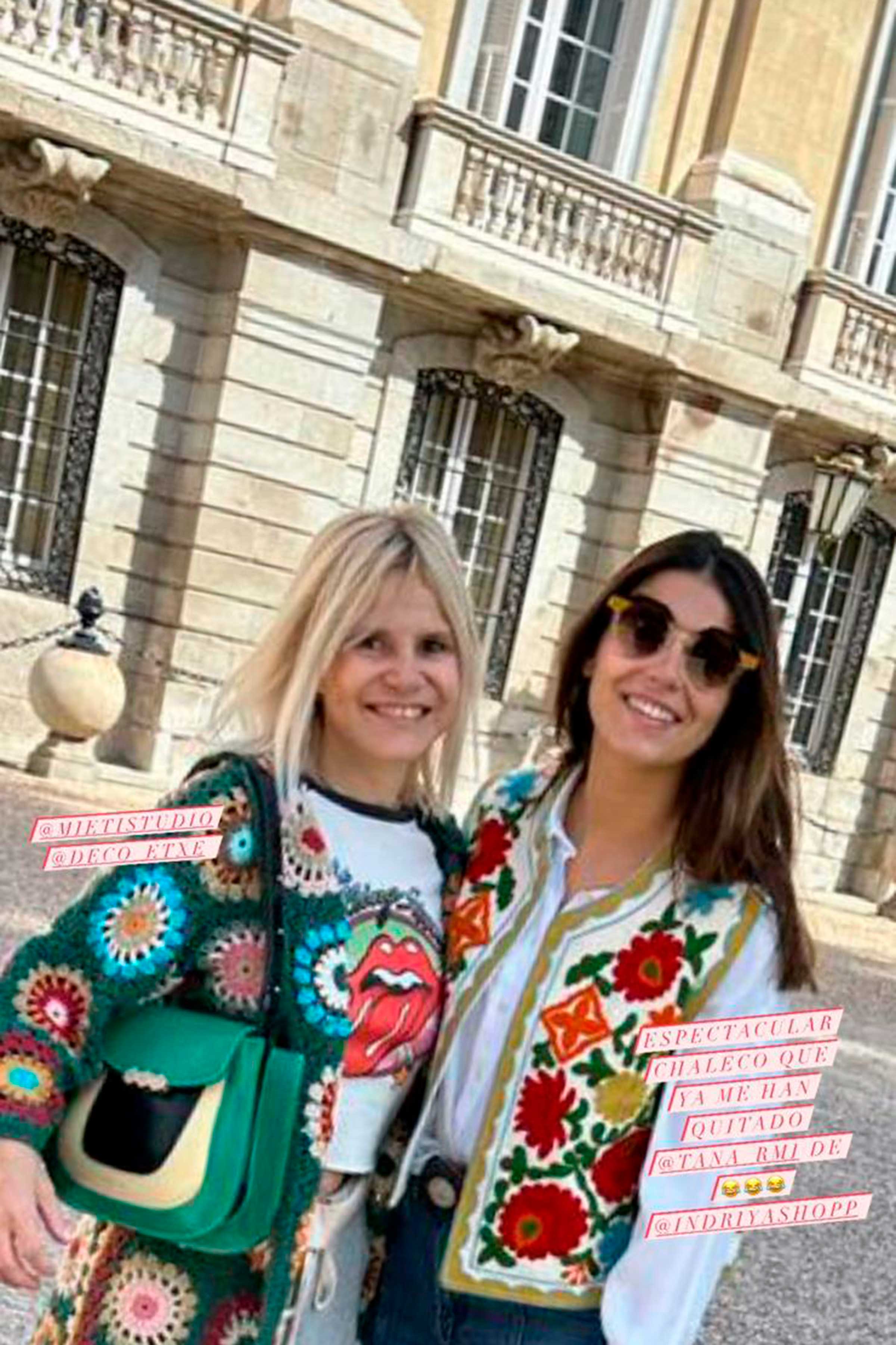 eugenia martínez de irujo con su hija, tana rivera
