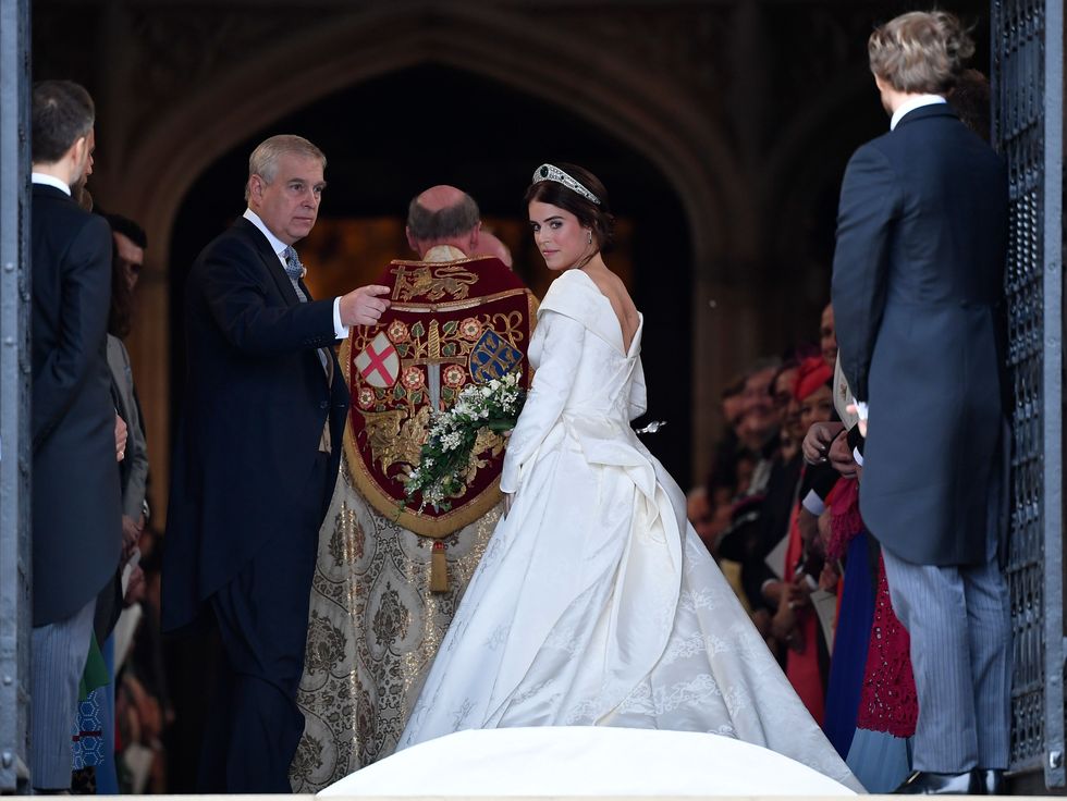 Princess Eugenie wedding dress