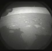 first picture taken by nasa's perseverance rover