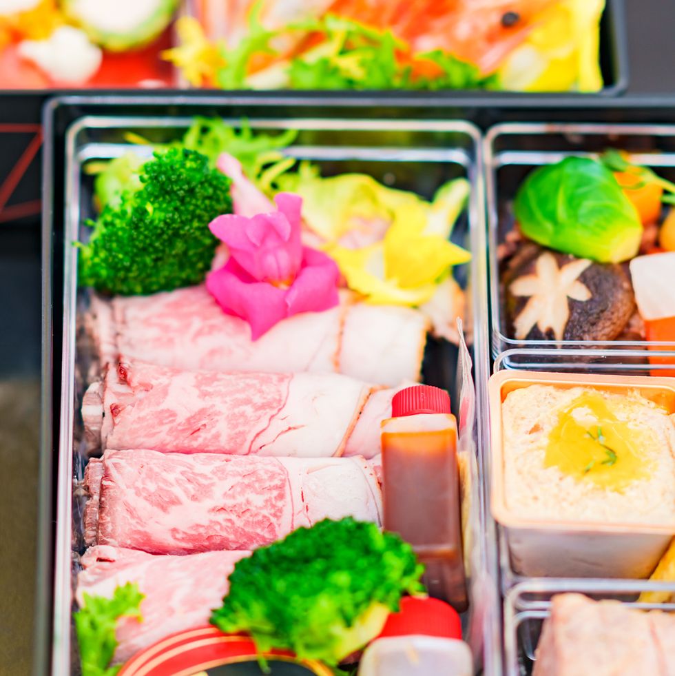 european style osechi food in japan