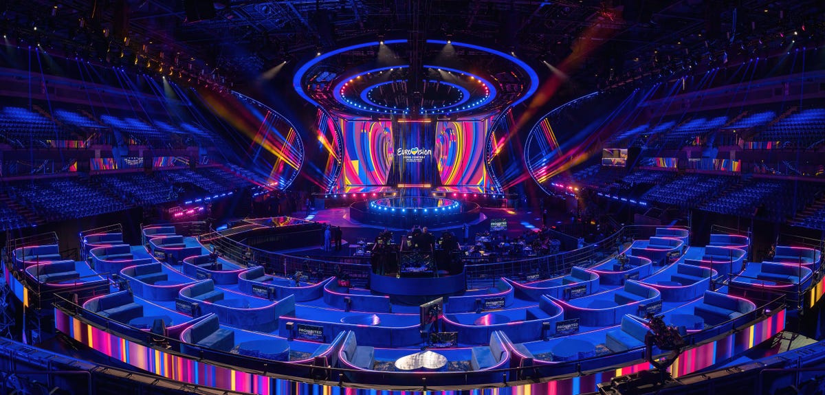 Quem desenhou o palco da Eurovisão 2023?