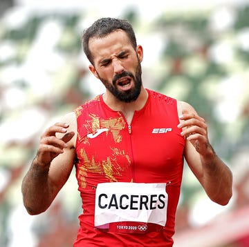 eusebio caceres, salto de longitud, juegos olimpicos de tokio