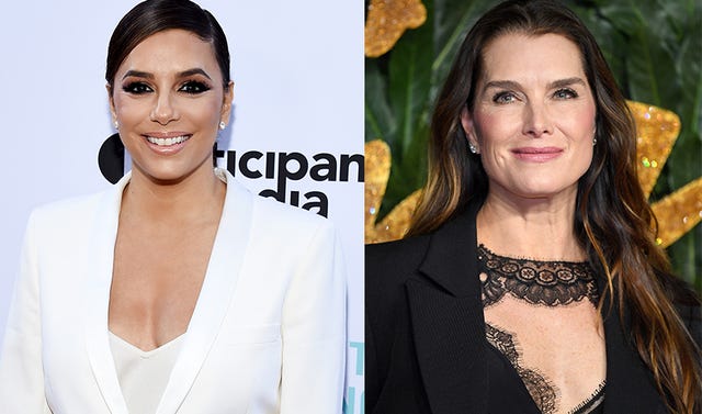 Eva Longoria-Brooke Shields-Glamorous