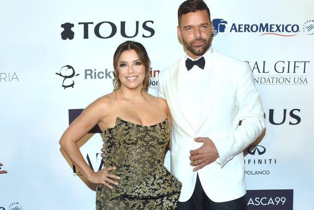 Eva Longoria y Ricky Martin