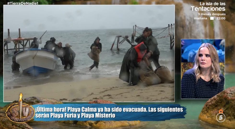 supervivientes evacuados