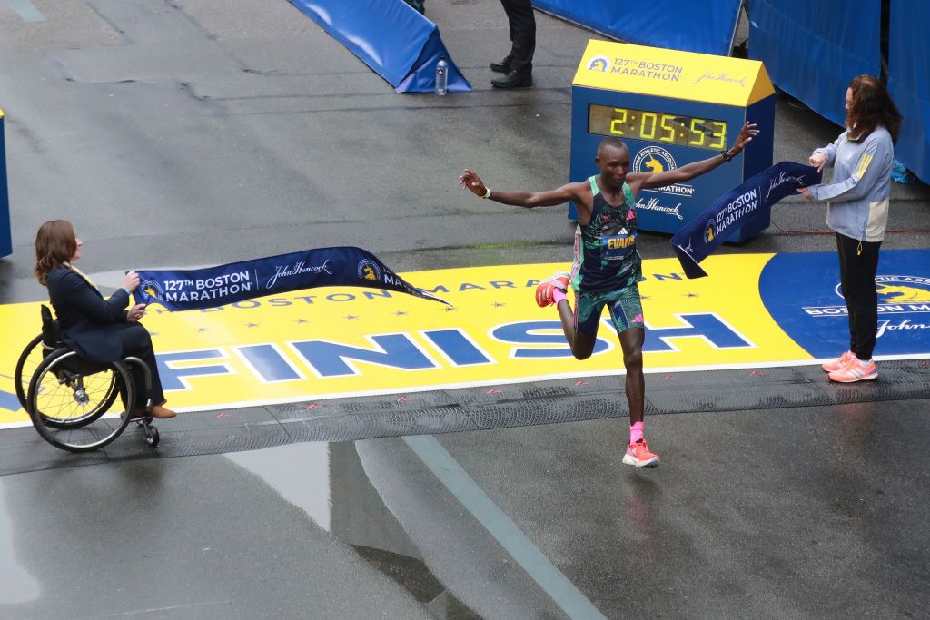 Evans Chebet Guns For A Three-peat At The 2024 Boston Marathon